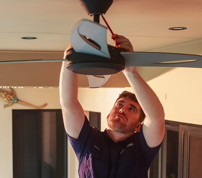 Triforce Electrical and Air on the job
