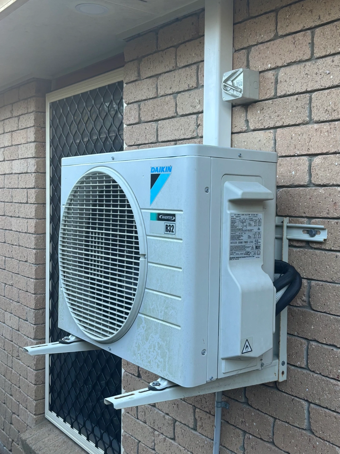 Daikin air conditioner outdoor unit