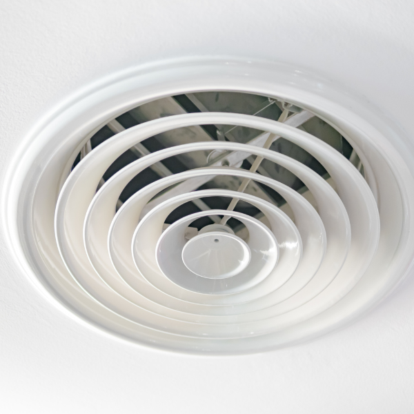 Air conditioning system being inspected as part of a full repair process